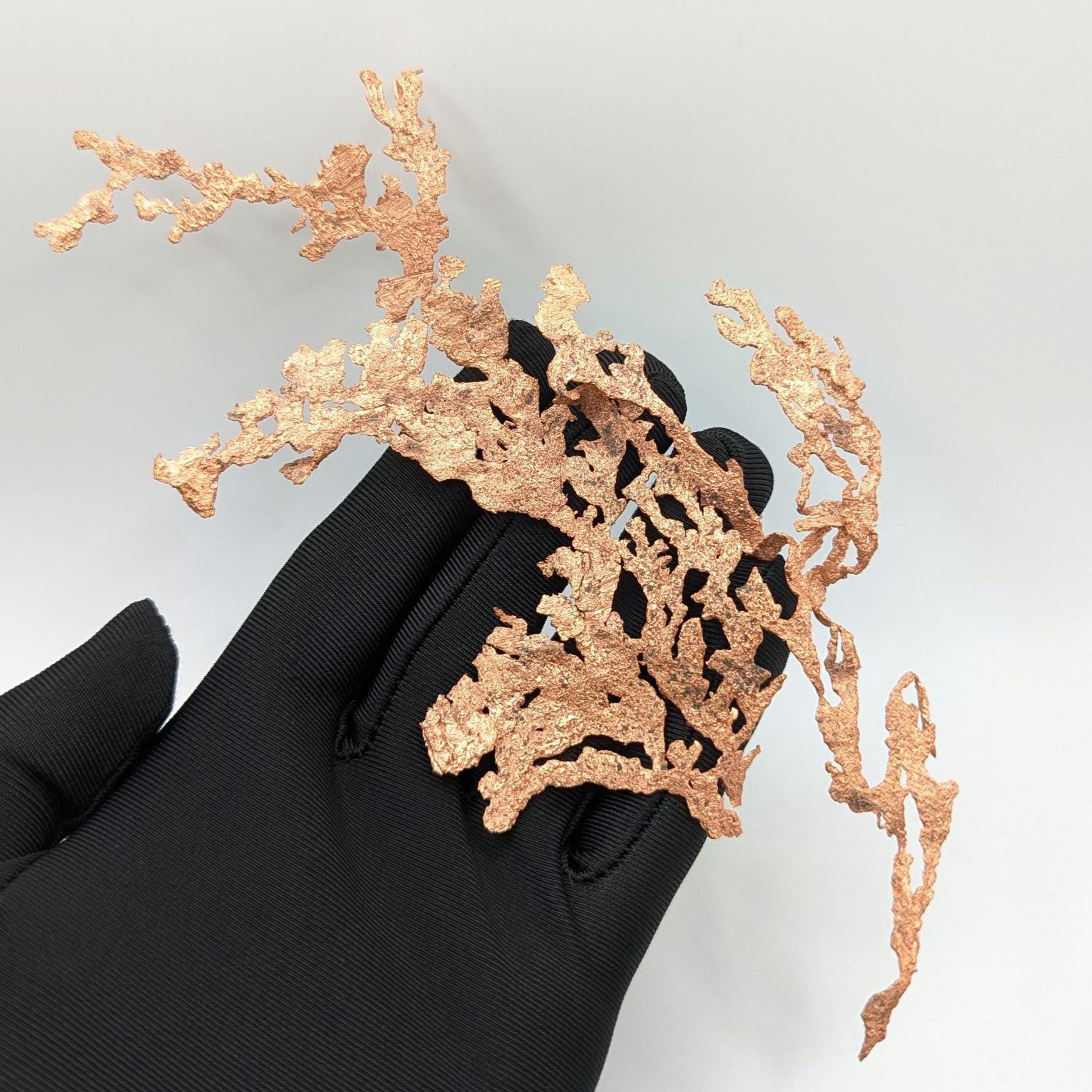 25.70g Native Copper Branch Specimen - Keweenaw Peninsula, Michigan - Natural Copper Ore Crystal from Michigan, USA - Fine Minerals