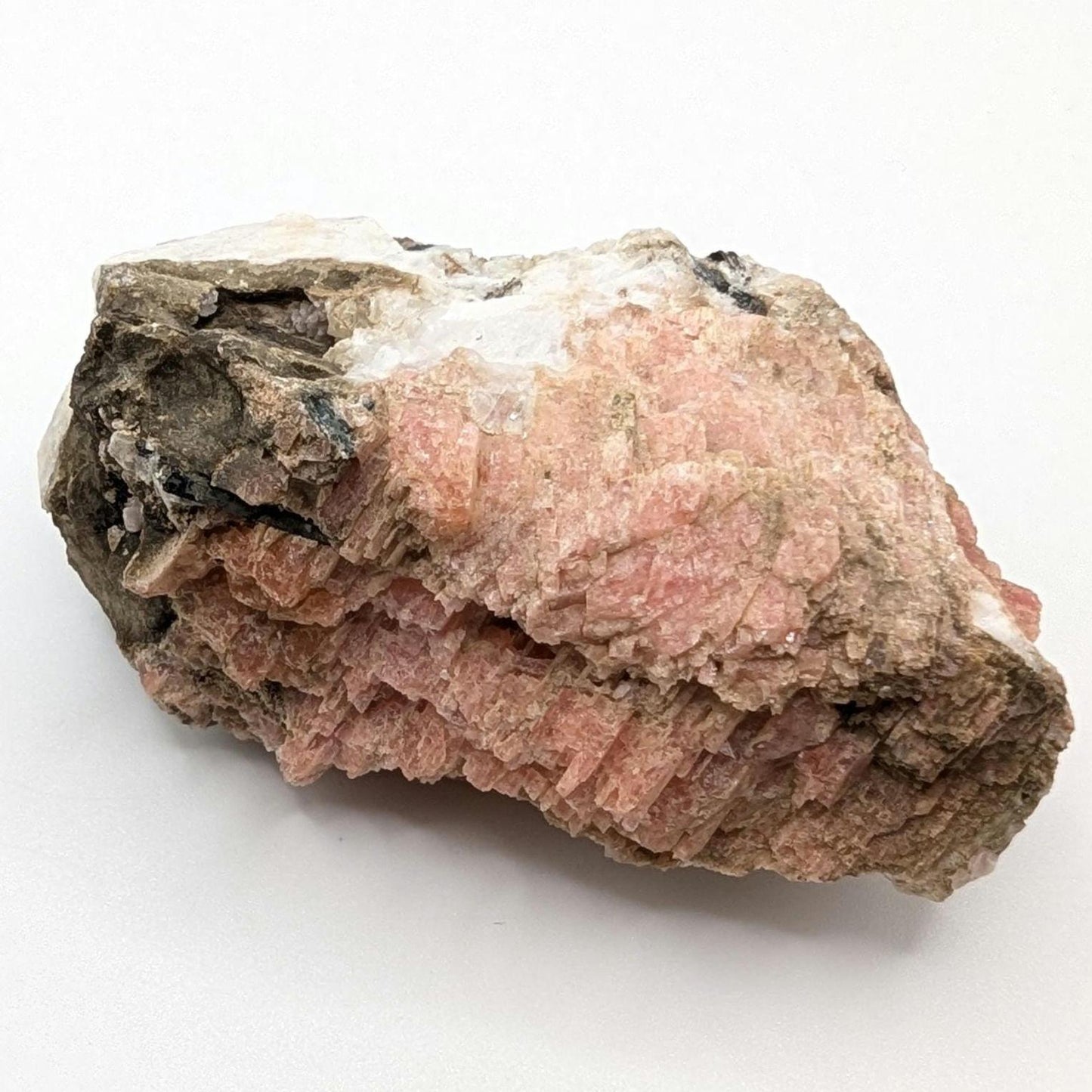 184g Serandite with Aegirine on Albite - Mont Saint-Hilaire, Québec, Canada - Serandite Mineral Specimen - Canadian Combination Mineral