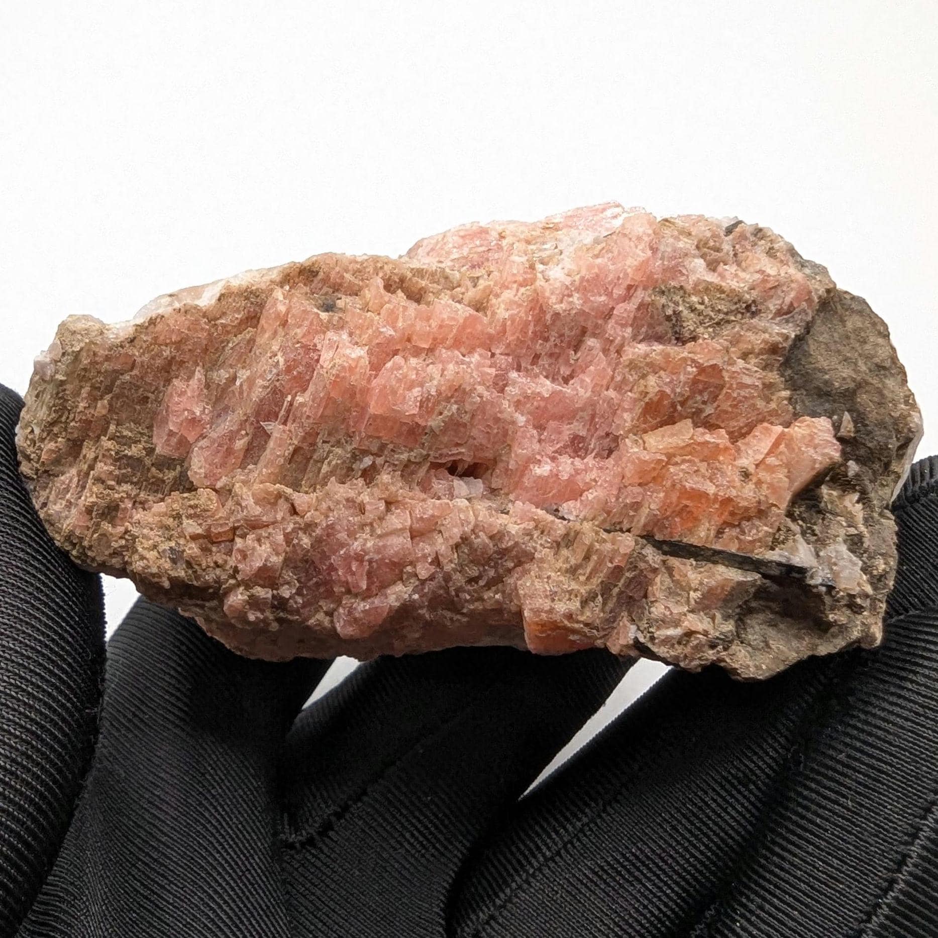 184g Serandite with Aegirine on Albite - Mont Saint-Hilaire, Québec, Canada - Serandite Mineral Specimen - Canadian Combination Mineral