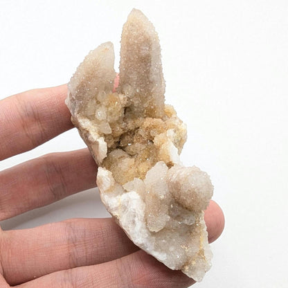 91g Spirit Quartz Cluster - Mpumalanga, South Africa - Natural Cactus Quartz Specimen - Spirit Quartz Crystals