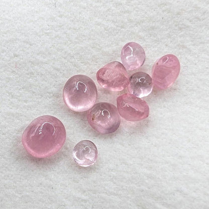 5.11 ct Pink Tourmaline from Mogok, Myanmar - Natural Pink Tourmaline - Burmese Gemstones - Polished Tourmaline Cabochons