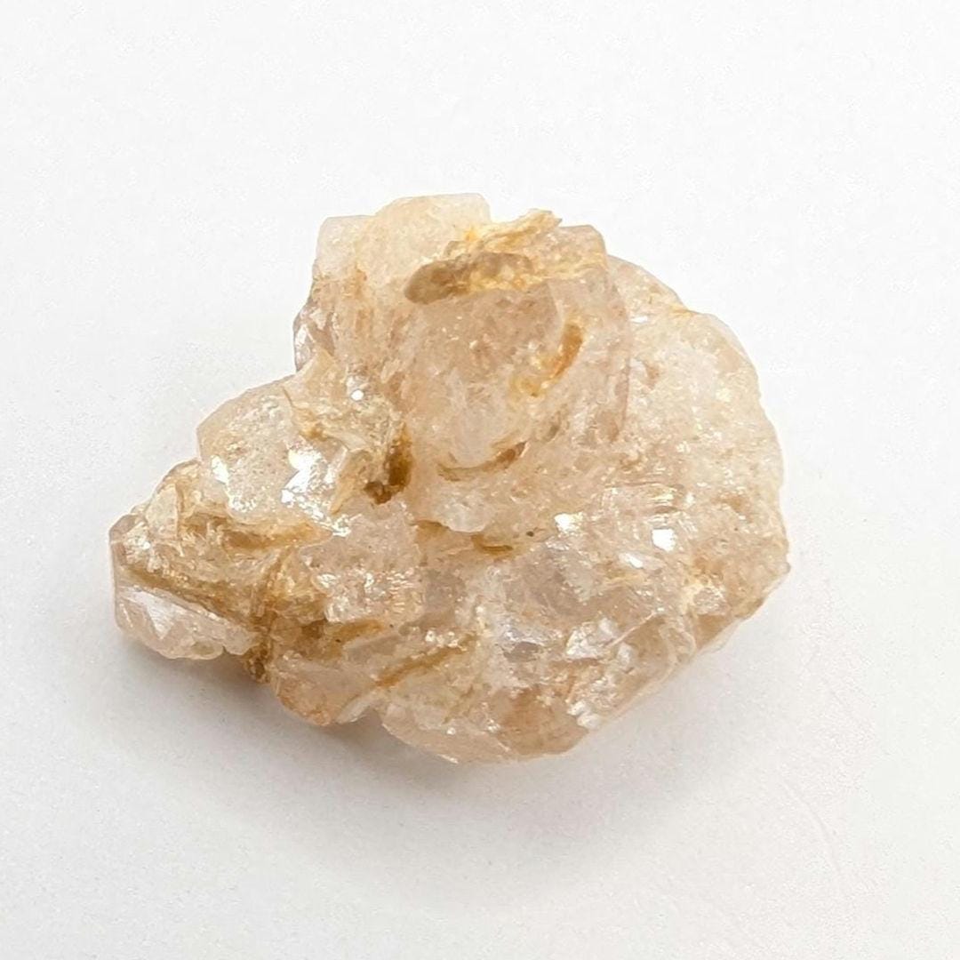 18 ct Goshenite Crystal Specimen from Pantaw, Mogok, Myanmar - Natural Goshenite Beryl Mineral - Colorless Beryl Specimen - Burmese Minerals