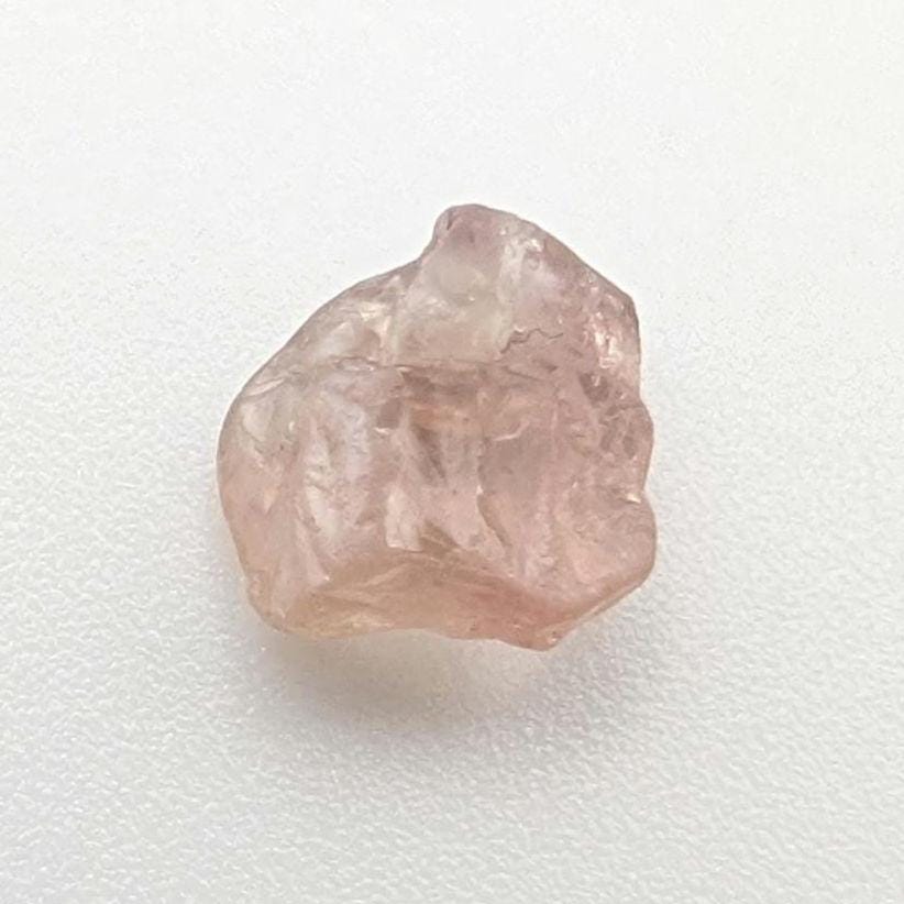 1.49ct Light Padparadscha Sapphire from Madagascar - Natural Orange Pink Sapphire Gemstone - Loose Gemstone Specimens - Facet Rough Sapphire