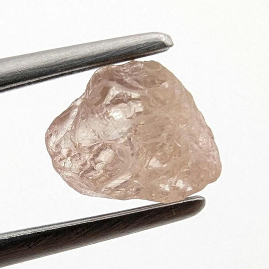 1.29ct Light Padparadscha Sapphire from Madagascar - Natural Orange Pink Sapphire Gemstone - Loose Gemstone Specimens - Facet Rough Sapphire