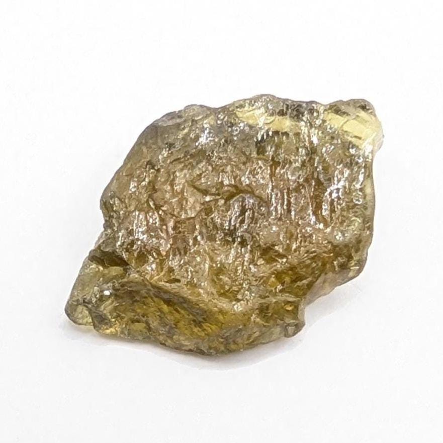 6.84 ct Rare Sinhalite Gem Crystal from Mogok, Myanmar - Natural Yellowish Green Sinhalite Mineral Specimen - Burmese Minerals