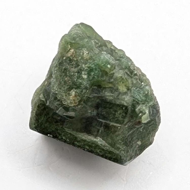 11.48 ct Green Uvite Tourmaline Crystal from Mogok, Myanmar - Natural Tourmaline Gemstone - Burmese Gemstones