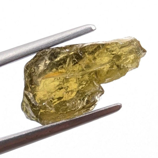 3.57 ct Rare Sinhalite Gem Crystal from Mogok, Myanmar - Natural Yellowish Green Sinhalite Mineral Specimen - Burmese Minerals