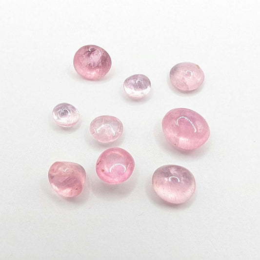 5.11 ct Pink Tourmaline from Mogok, Myanmar - Natural Pink Tourmaline - Burmese Gemstones - Polished Tourmaline Cabochons