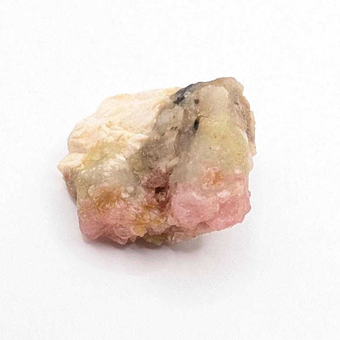 37 ct Pink Tourmaline in Matrix from Mogok, Myanmar - Natural Tourmaline Mineral Specimen - Burmese Minerals