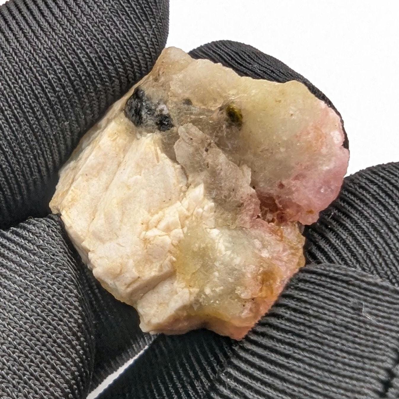 37 ct Pink Tourmaline in Matrix from Mogok, Myanmar - Natural Tourmaline Mineral Specimen - Burmese Minerals