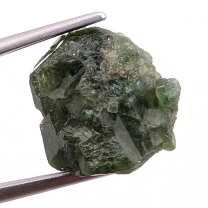 11.48 ct Green Uvite Tourmaline Crystal from Mogok, Myanmar - Natural Tourmaline Gemstone - Burmese Gemstones