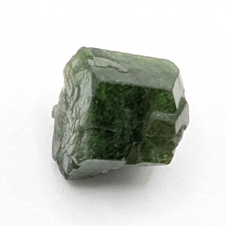 11.48 ct Green Uvite Tourmaline Crystal from Mogok, Myanmar - Natural Tourmaline Gemstone - Burmese Gemstones