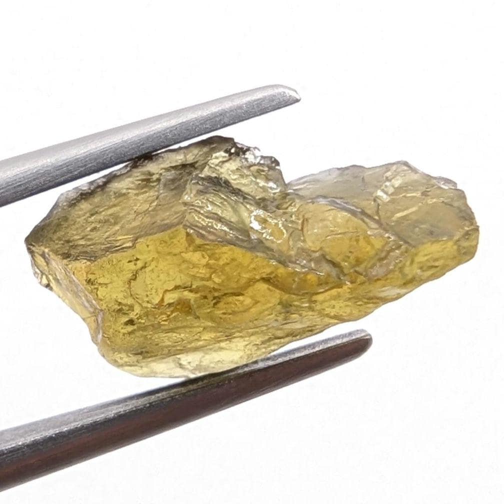 3.57 ct Rare Sinhalite Gem Crystal from Mogok, Myanmar - Natural Yellowish Green Sinhalite Mineral Specimen - Burmese Minerals