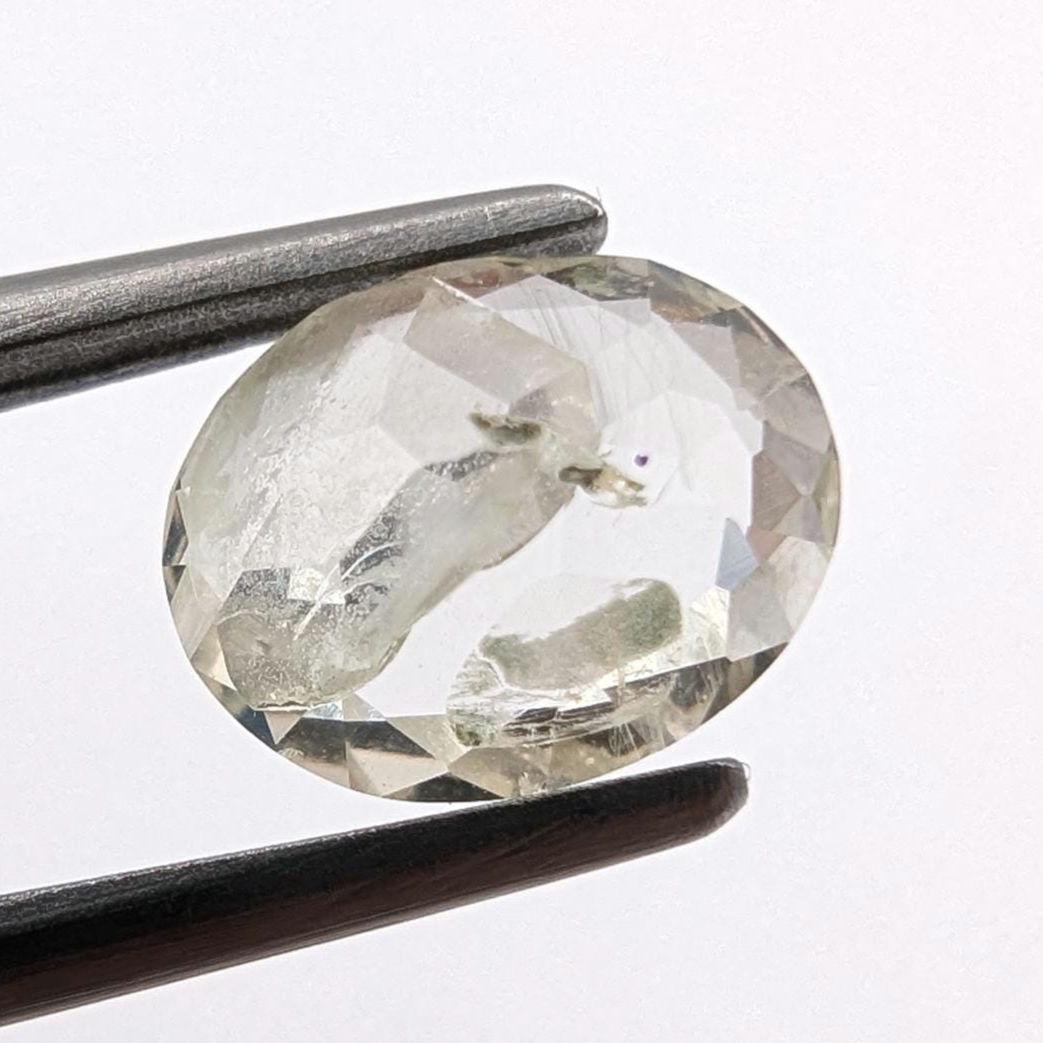 1.42ct Danburite Gemstone - Mogok, Burma - Natural Untreated Danburite Gemstone with Inclusions - Rare Faceted Gemstones - Collector Stone