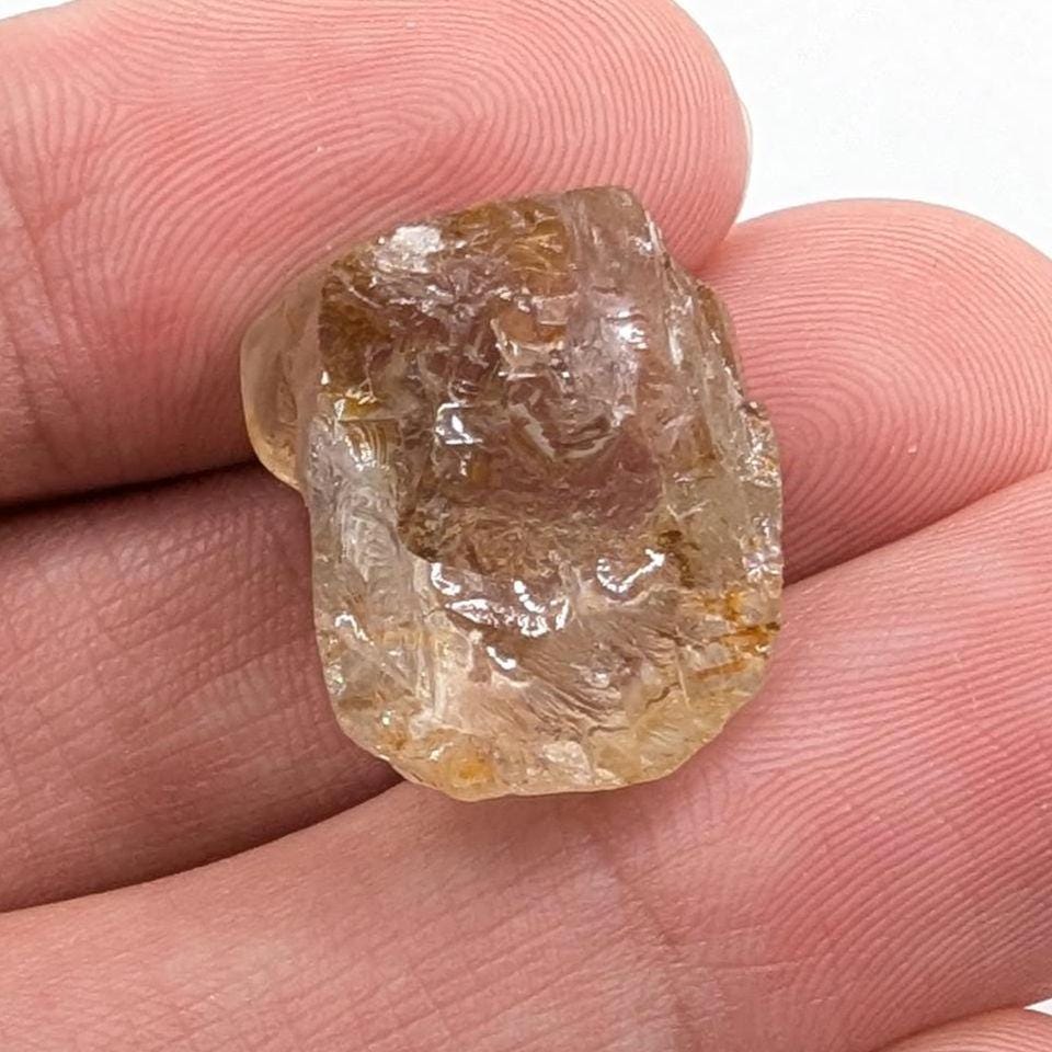 31ct Natural Topaz - Mount Surprise, Queensland, Australia - Rough Topaz Gemstone Specimen - Untreated Topaz Crystal - Old Stock