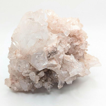 848g Natural Pink Quartz - Lithium Coated Quartz Crystal - Bolivar, Colombia - Pink Quartz Cluster - Crystallized Lemurian Quartz Specimen