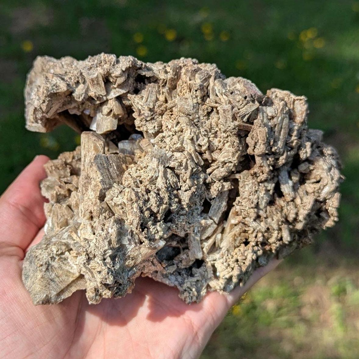 915g Brown Tremolite Mineral Specimen - Cardiff, Ontario, Canada - Natural Tremolite Specimen - Large Crystals - Canadian Minerals
