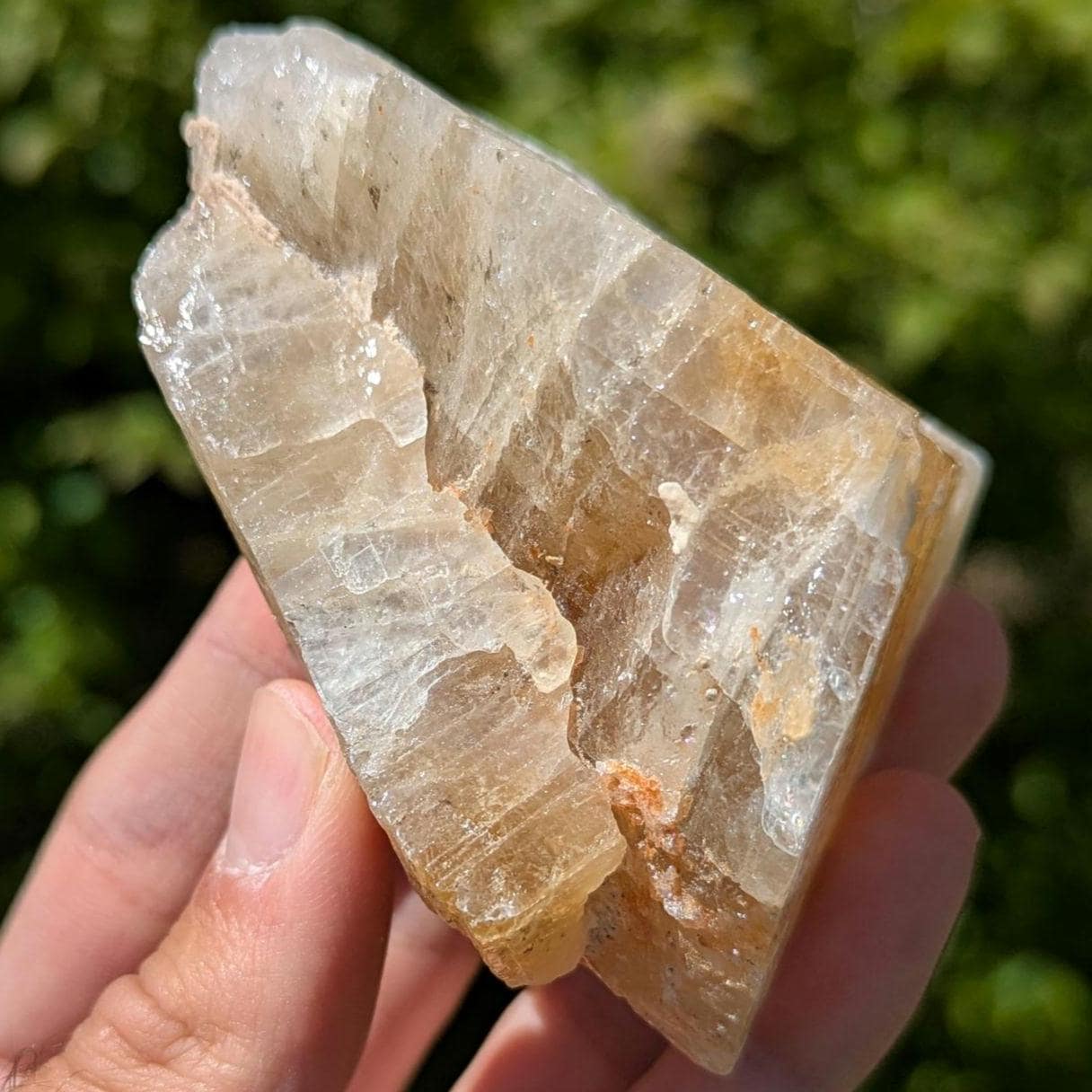 258g Golden Yellow Calcite - Honey Calcite Crystal from Chihuahua, Mexico - Natural Yellow Calcite - Crystal Specimen for Home Decor