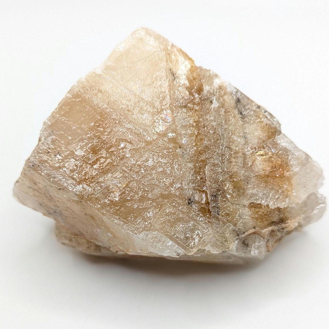 258g Golden Yellow Calcite - Honey Calcite Crystal from Chihuahua, Mexico - Natural Yellow Calcite - Crystal Specimen for Home Decor