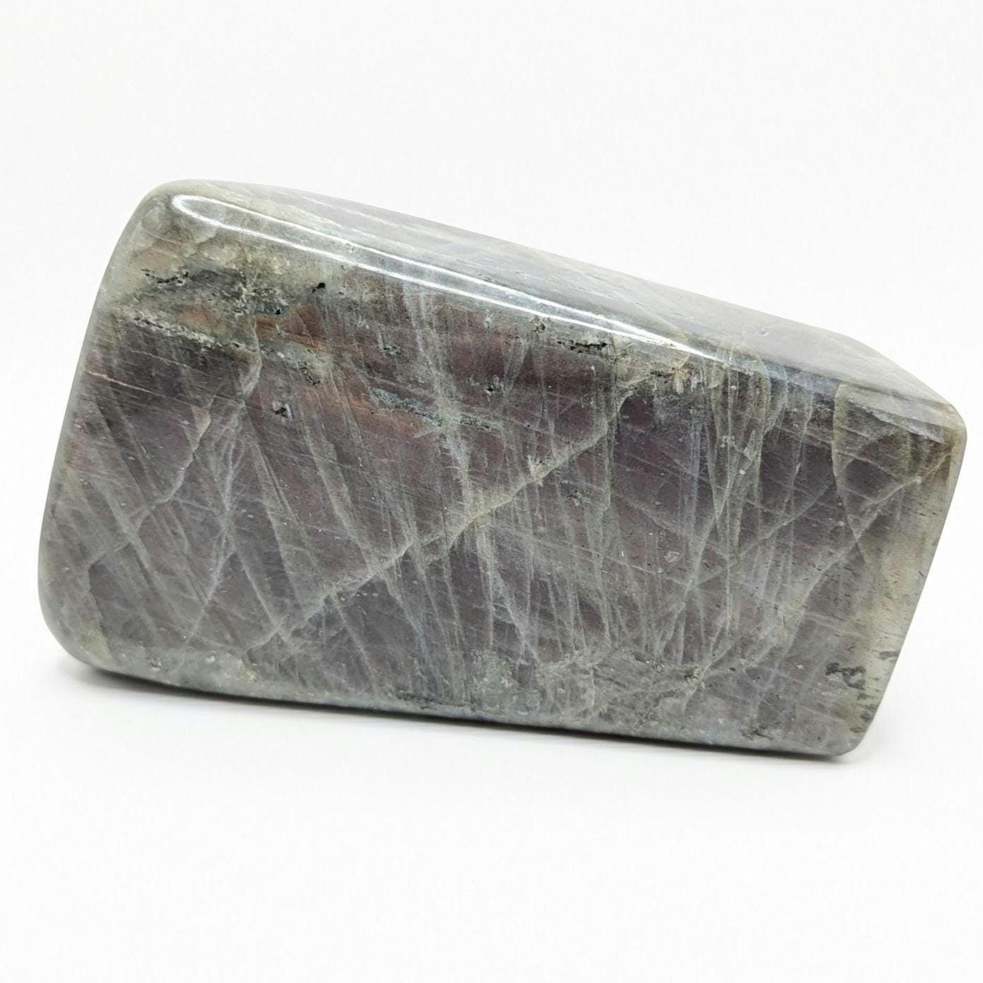 1.01 kg Purple Labradorite Crystal - Polished Purple, Orange, Pink Flash Labradorite Freeform - Large Polished Labradorite - Madagascar