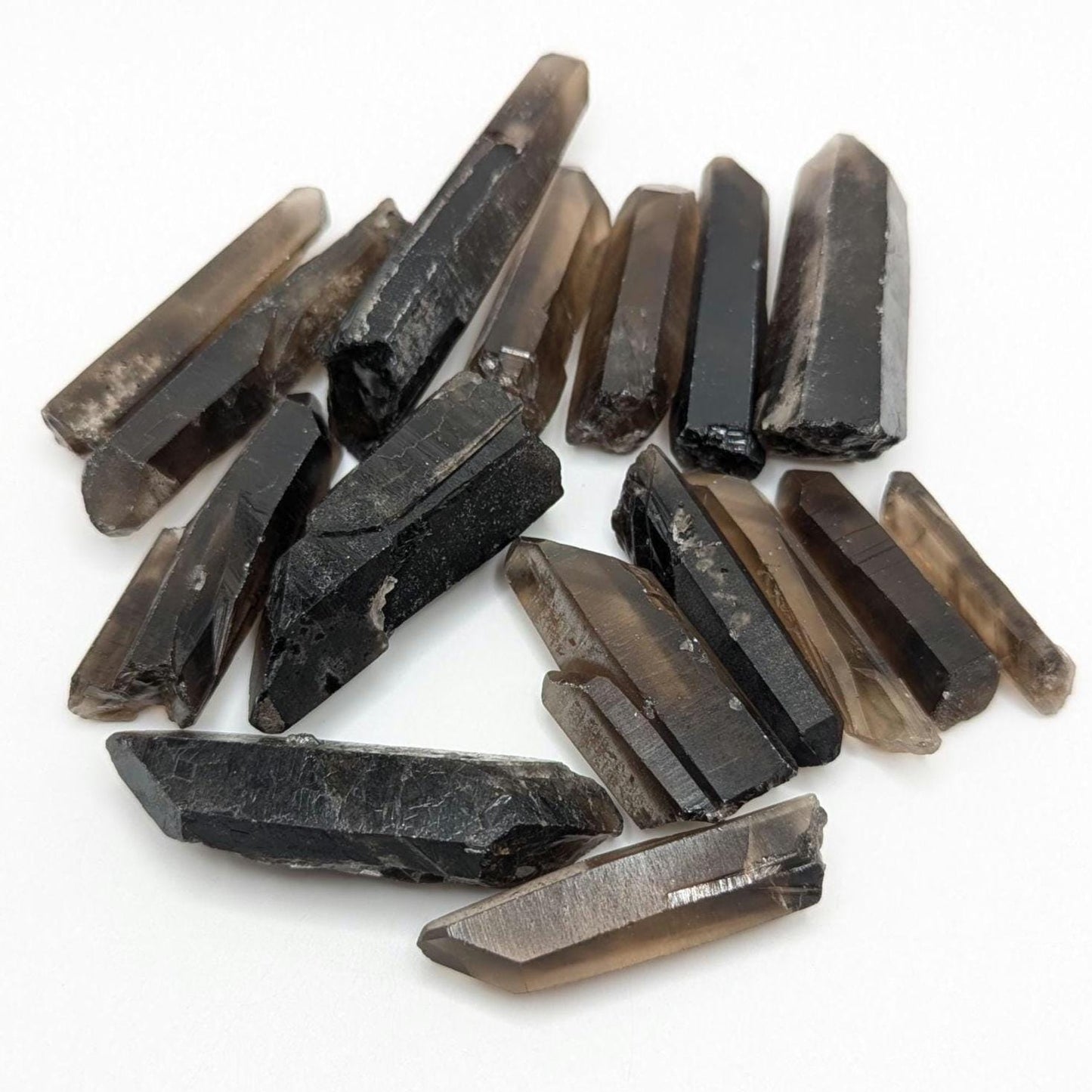 200g Lot of Smoky Quartz, 3 to 7 cm Smoky Quartz Points - Natural Smokey Quartz Crystals
