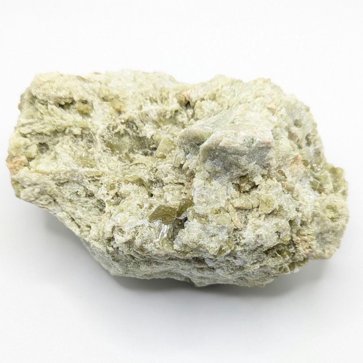 651 g Large Green Vesuvianite Crystal - Jeffrey Mine, Val des Sources, Quebec, Canada - Canadian Mineral Specimen - Crystallized Vesuvianite