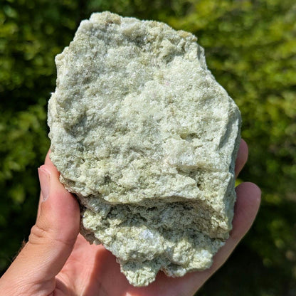 651 g Large Green Vesuvianite Crystal - Jeffrey Mine, Val des Sources, Quebec, Canada - Canadian Mineral Specimen - Crystallized Vesuvianite