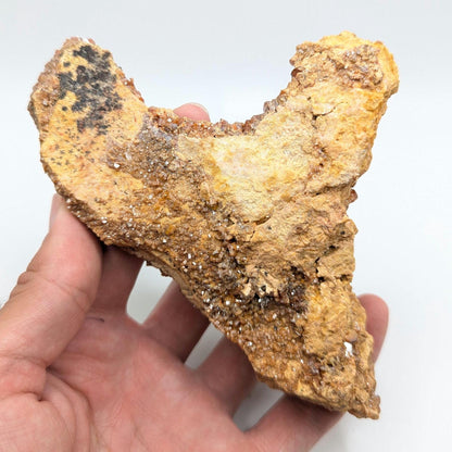 370 g Crystallized Vanadinite Crystals - Fine Mineral Specimen - Mibladen, Morocco - Handpicked at Mine - Natural Sparkling Red Vanadinite