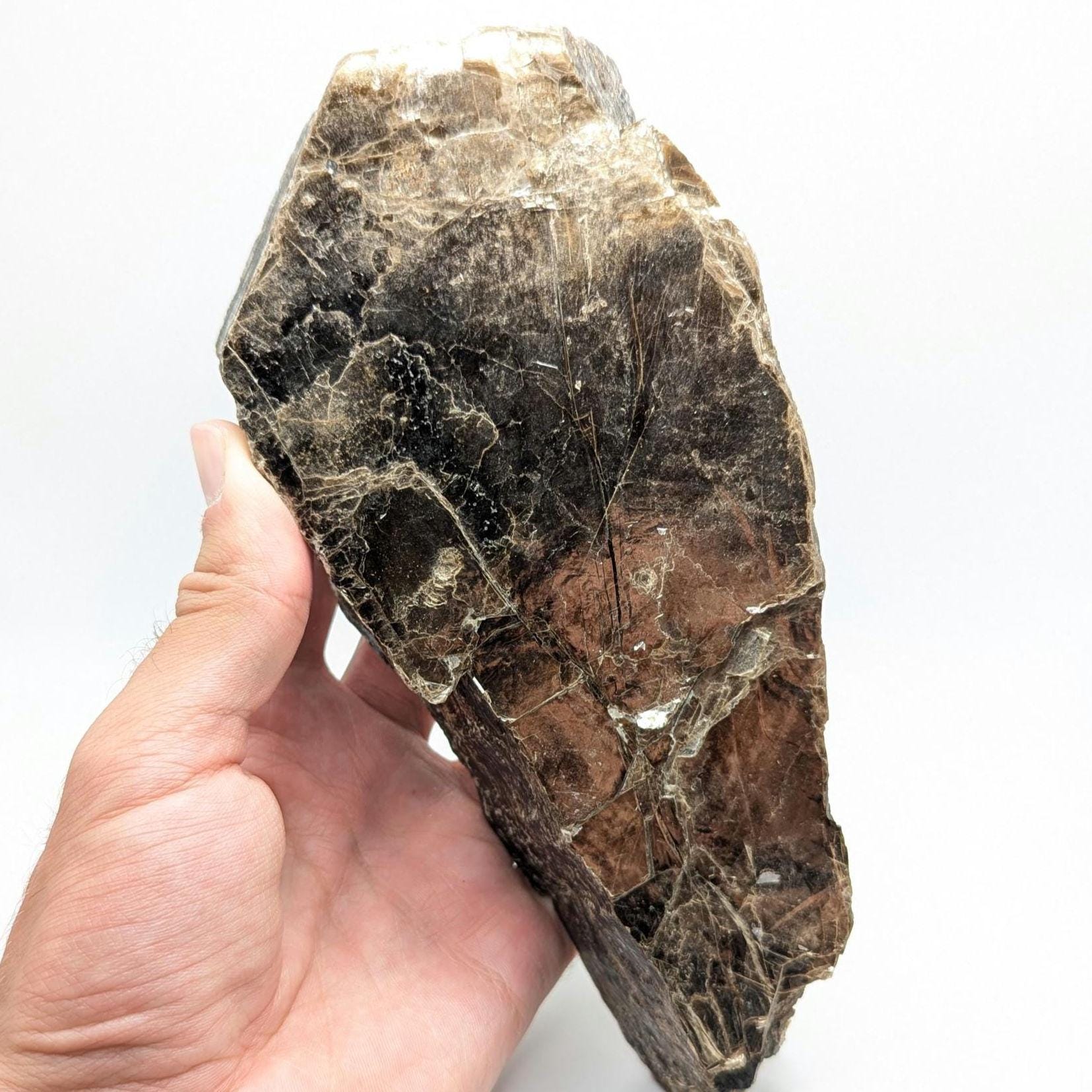 880g Biotite Mica Specimen - Layered Mica Book - Natural Mica Specimen from Quebec, Canada - Sheet Mica - Large Canadian Crystal Specimen