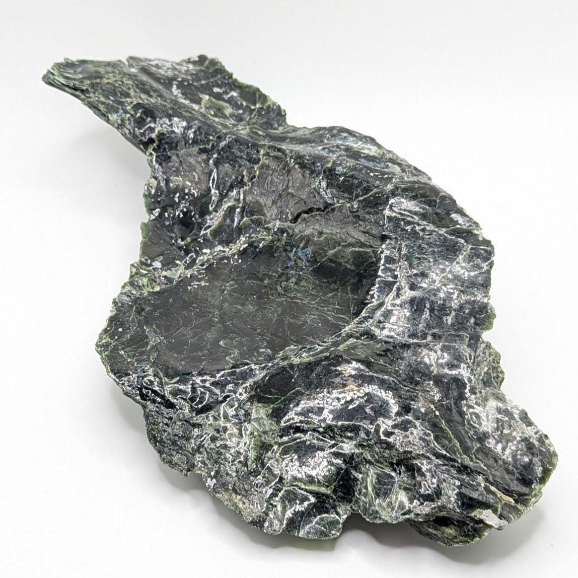 946g Serpentine Mineral - East Broughton, Quebec, Canada - Natural Green Serpentine Specimen - Large Mineral - Home Decor Minerals