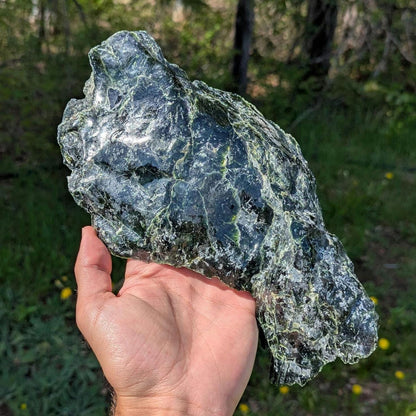 946g Serpentine Mineral - East Broughton, Quebec, Canada - Natural Green Serpentine Specimen - Large Mineral - Home Decor Minerals