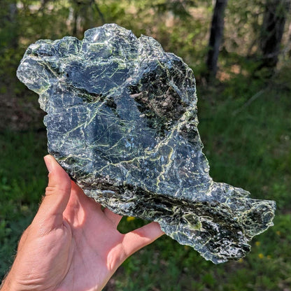 946g Serpentine Mineral - East Broughton, Quebec, Canada - Natural Green Serpentine Specimen - Large Mineral - Home Decor Minerals