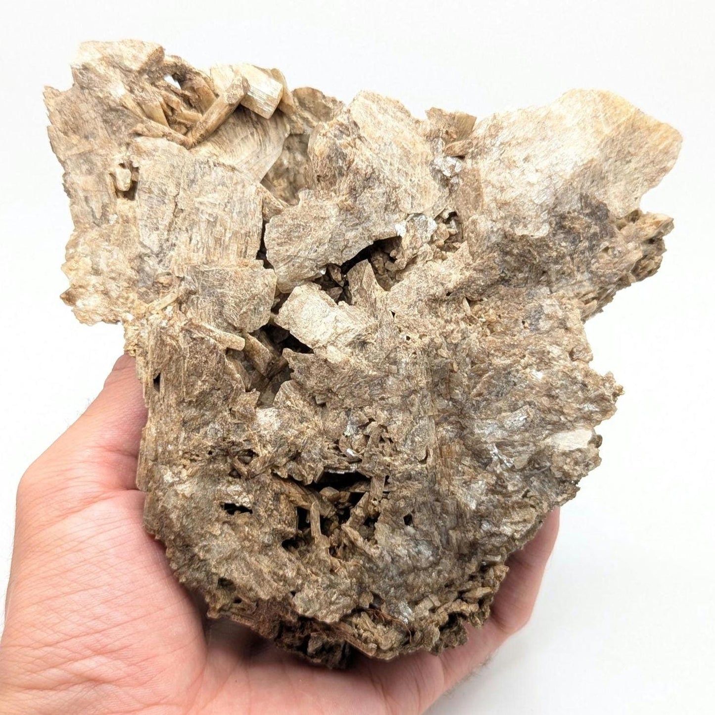 915g Brown Tremolite Mineral Specimen - Cardiff, Ontario, Canada - Natural Tremolite Specimen - Large Crystals - Canadian Minerals