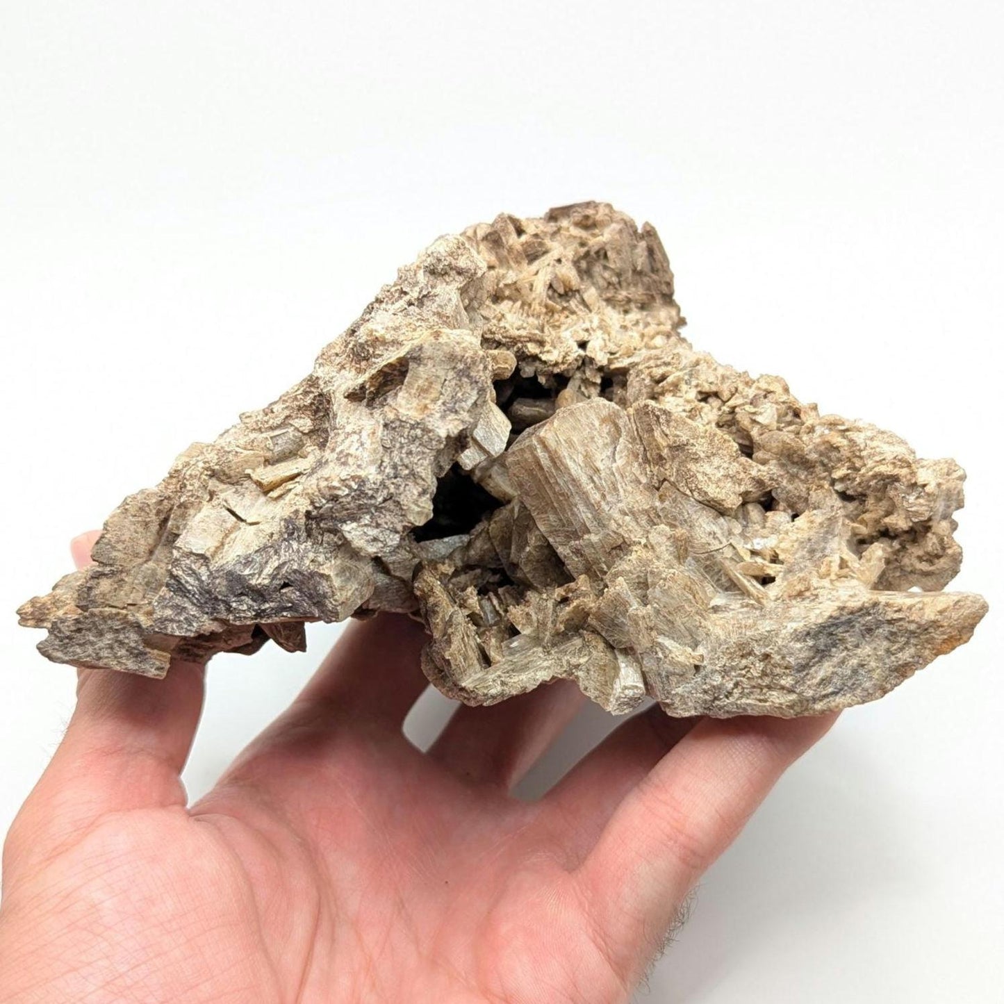 915g Brown Tremolite Mineral Specimen - Cardiff, Ontario, Canada - Natural Tremolite Specimen - Large Crystals - Canadian Minerals