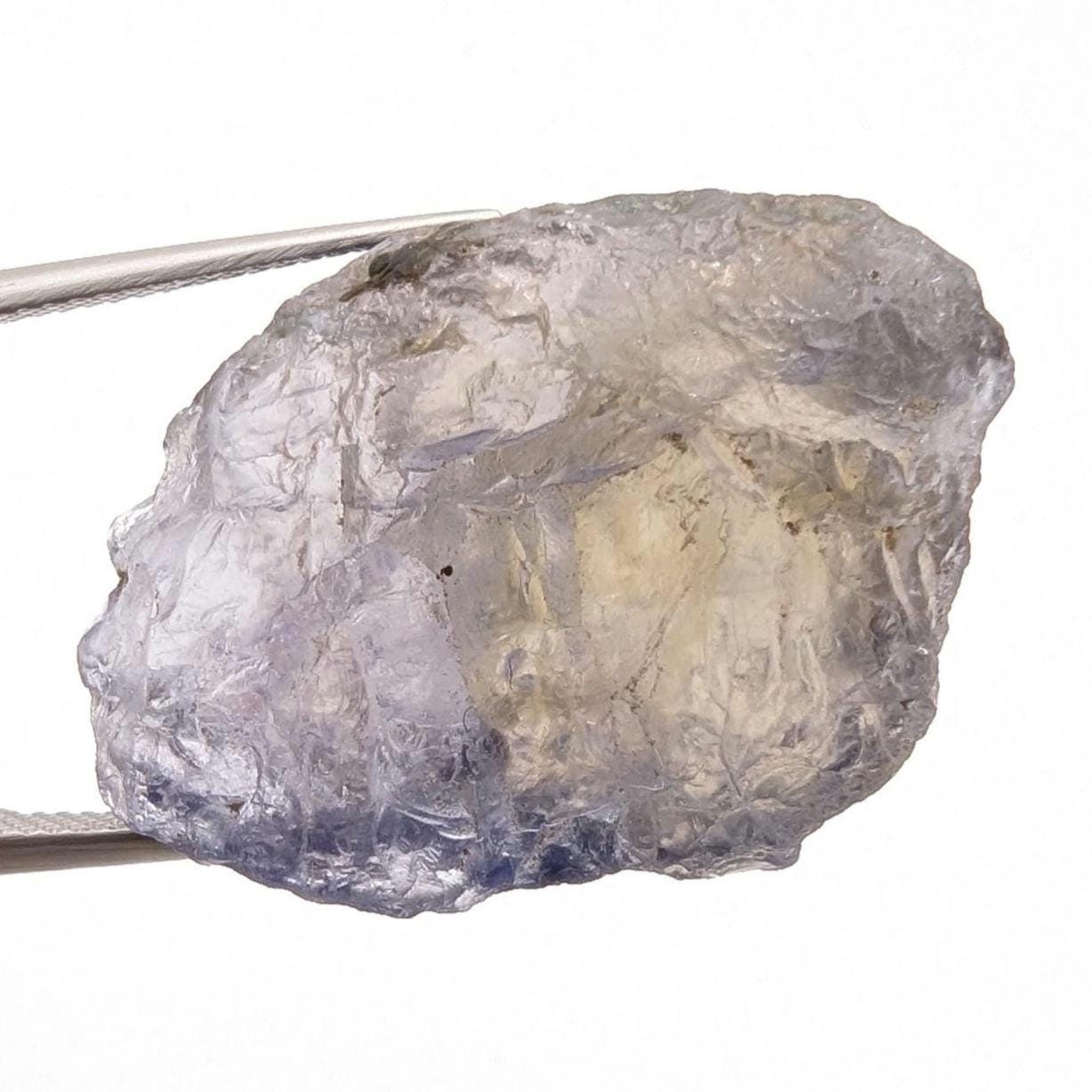 Pleochroic Iolite, Raw Crystal - Purple & Yellow Mineral Specimen
