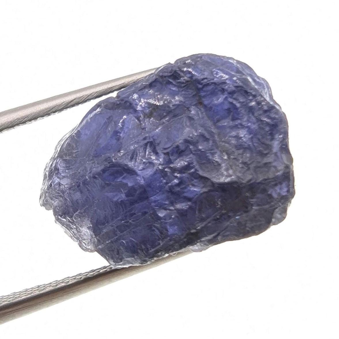 Gemmy Iolite Crystal, India - Pleochroic Purple to Yellow Mineral Specimen