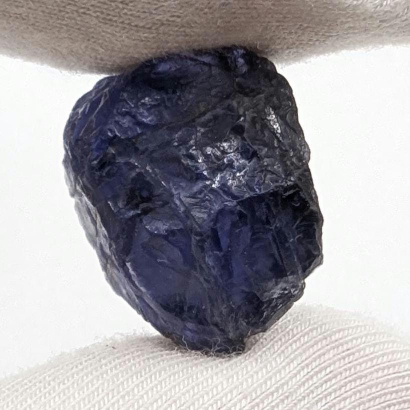 Gemmy Iolite Crystal, India - Pleochroic Purple to Yellow Mineral Specimen