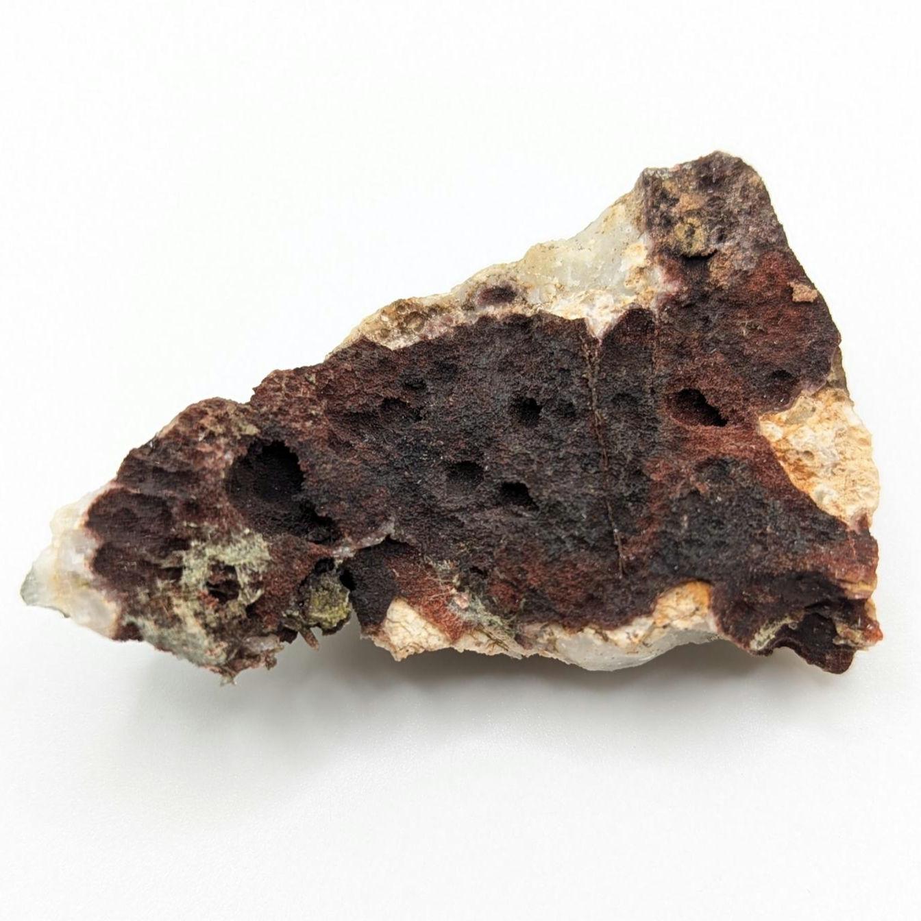 Epidote on Quartz Matrix, Imilchil Morocco - Green Crystal Mineral Specimen