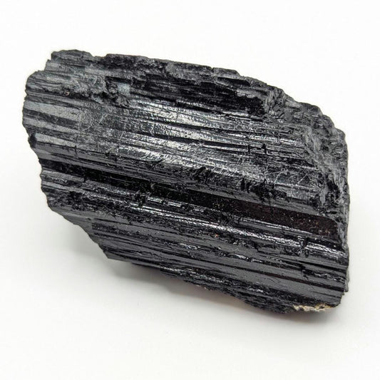 Black Tourmaline Crystal, Minas Gerais Brazil - Raw Schorl Mineral Specimen
