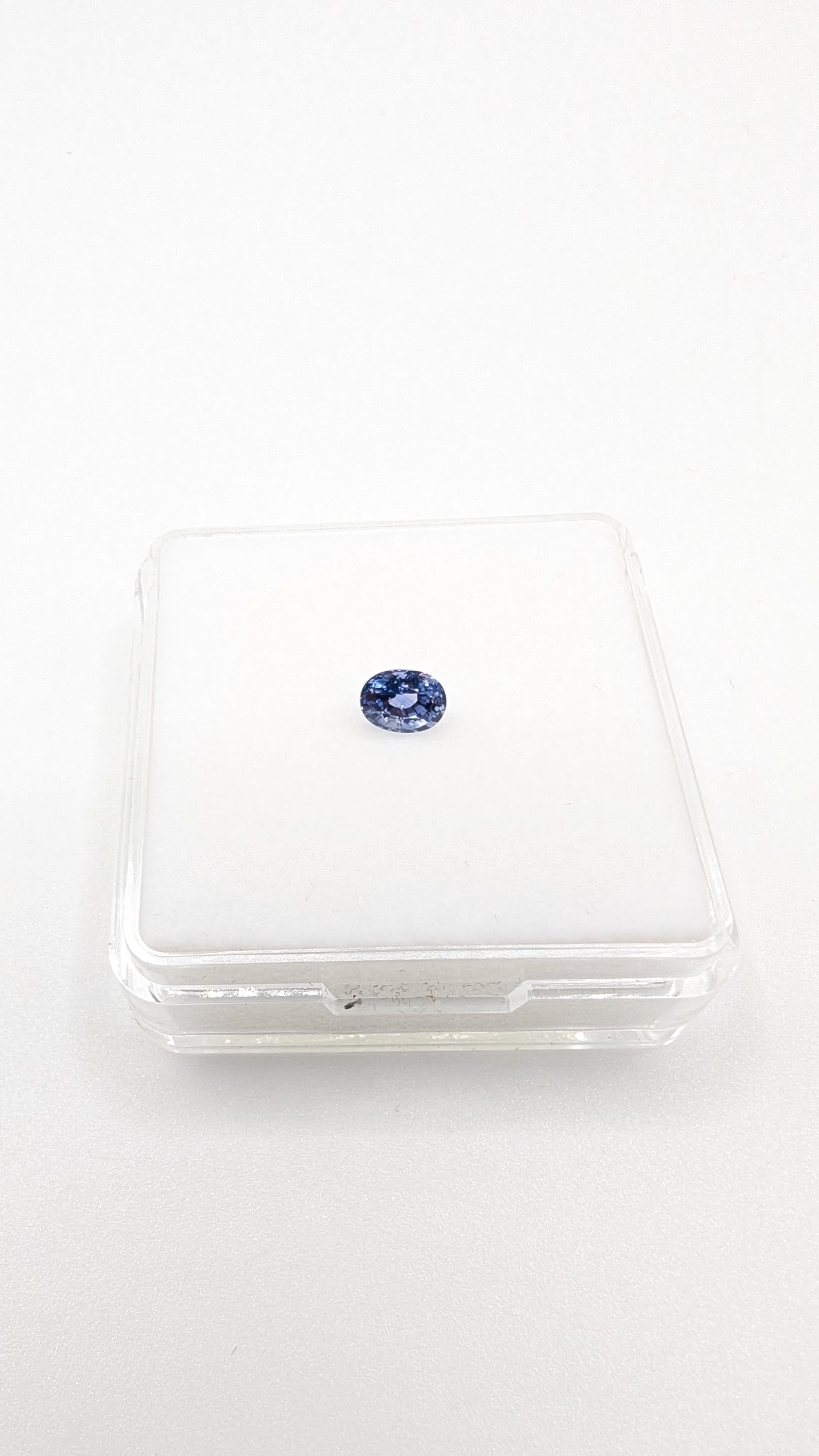 0.92ct Blue Sapphire - Oval Faceted Loose Gemstone from Sri Lanka - Natural Heated Blue Sapphire