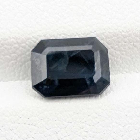 3.22ct Dark Blue Sapphire - Queensland, Australia - Heated Octagon Cut Loose Gemstone