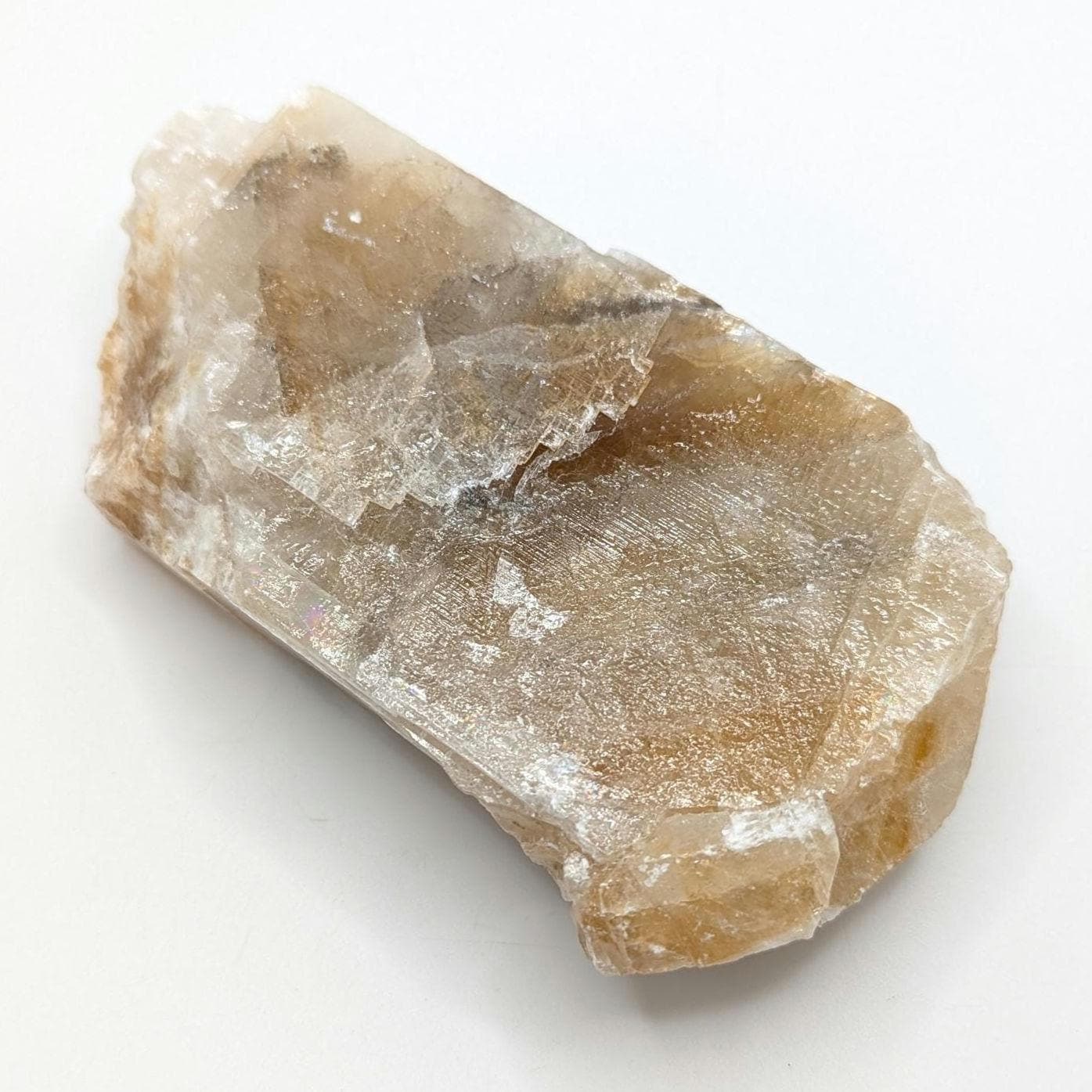 441g Golden Yellow Calcite - Honey Calcite Crystal from Chihuahua, Mexico - Natural Yellow Calcite - Crystal Specimen for Home Decor