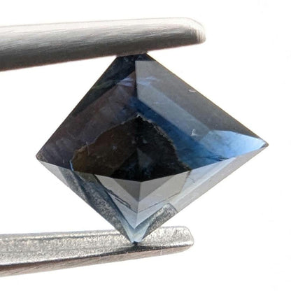 1.25ct Dark Blue Sapphire - Queensland, Australia - Heated Fancy Cut Loose Gemstone