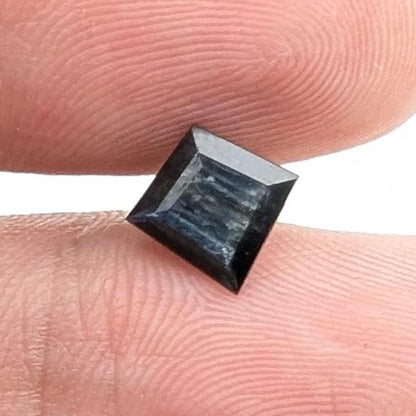 1.25ct Dark Blue Sapphire - Queensland, Australia - Heated Fancy Cut Loose Gemstone