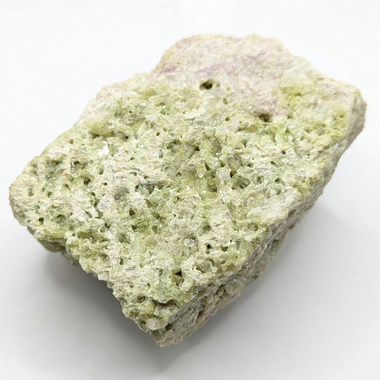899 g Large Green Vesuvianite Crystal - Jeffrey Mine, Val des Sources, Quebec, Canada - Canadian Mineral Specimen - Crystallized Vesuvianite