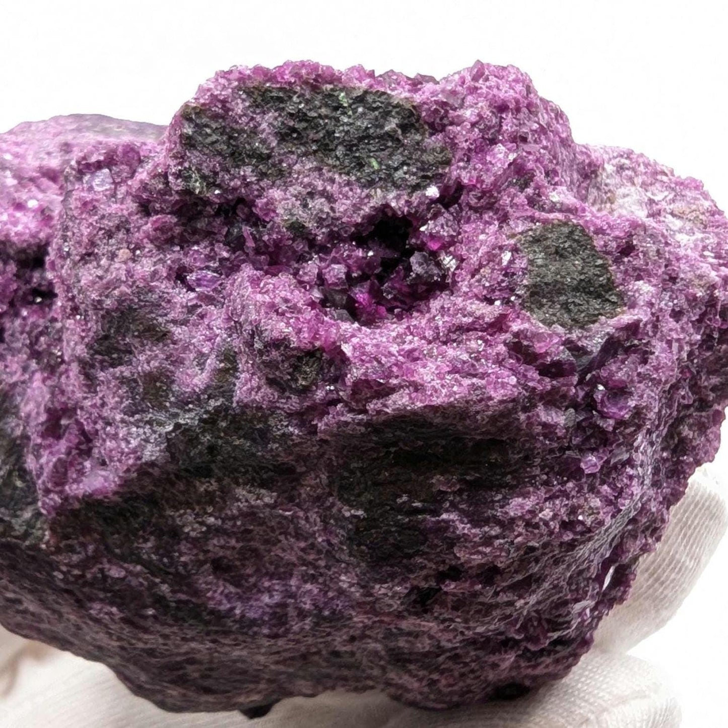 125g Kammererite - Kop Krom Mine, Erzurum, Turkey - Rare Purple Chrome Chlorite Mineral Specimen