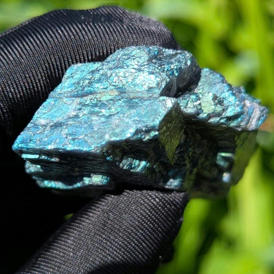 69g Blue Flash Canadian Labradorite - Tabor Island, Nain, Labrador, Canada - Rough Specimen - The Original Labradorite