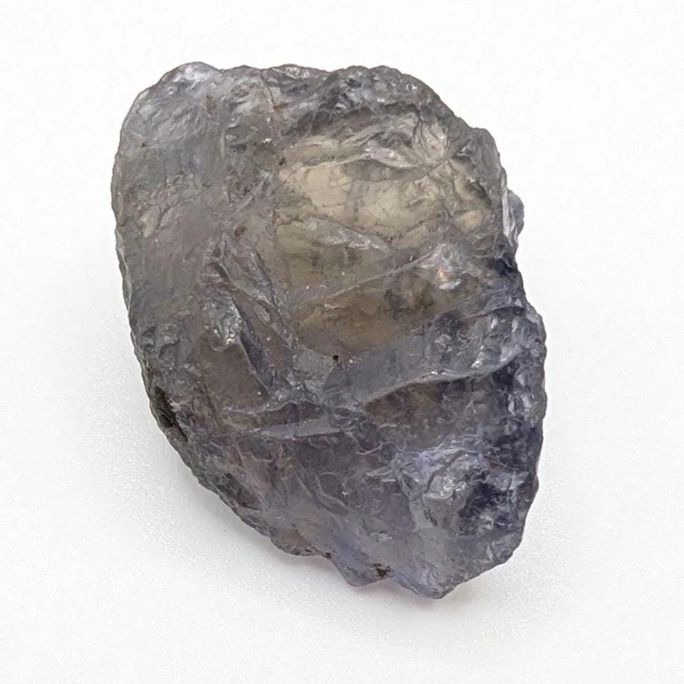 Pleochroic Iolite, Raw Crystal - Purple & Yellow Mineral Specimen