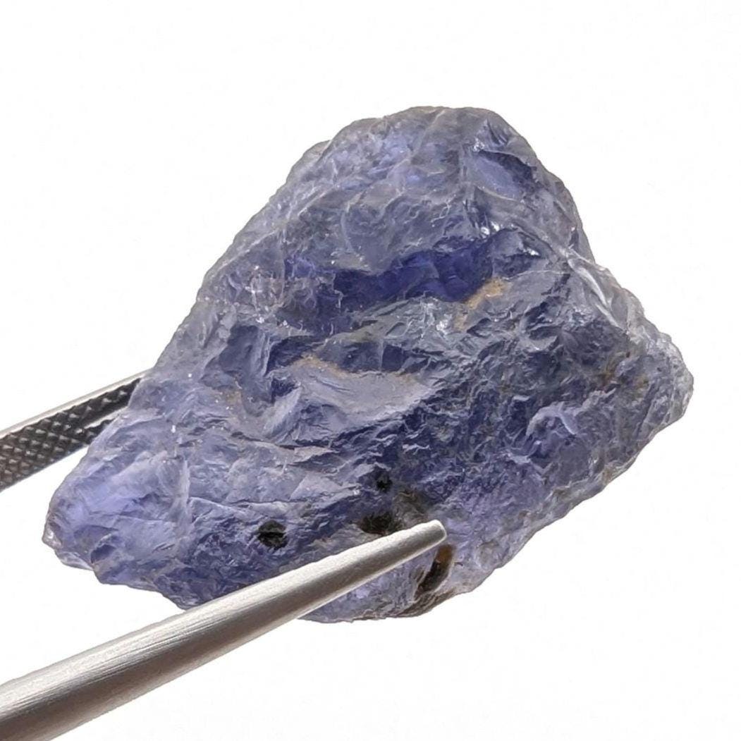 Pleochroic Iolite, Raw Crystal - Purple & Yellow Mineral Specimen