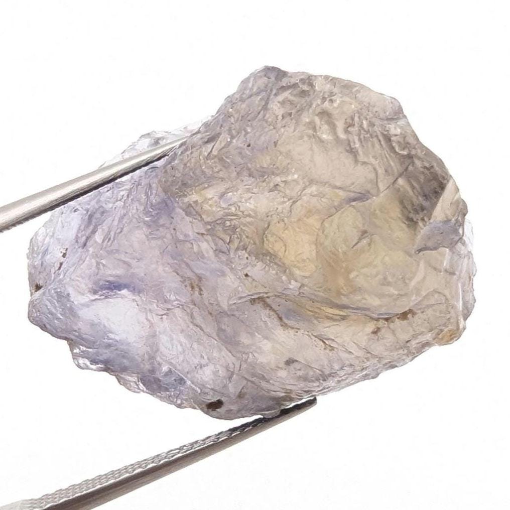 Pleochroic Iolite, Raw Crystal - Purple & Yellow Mineral Specimen